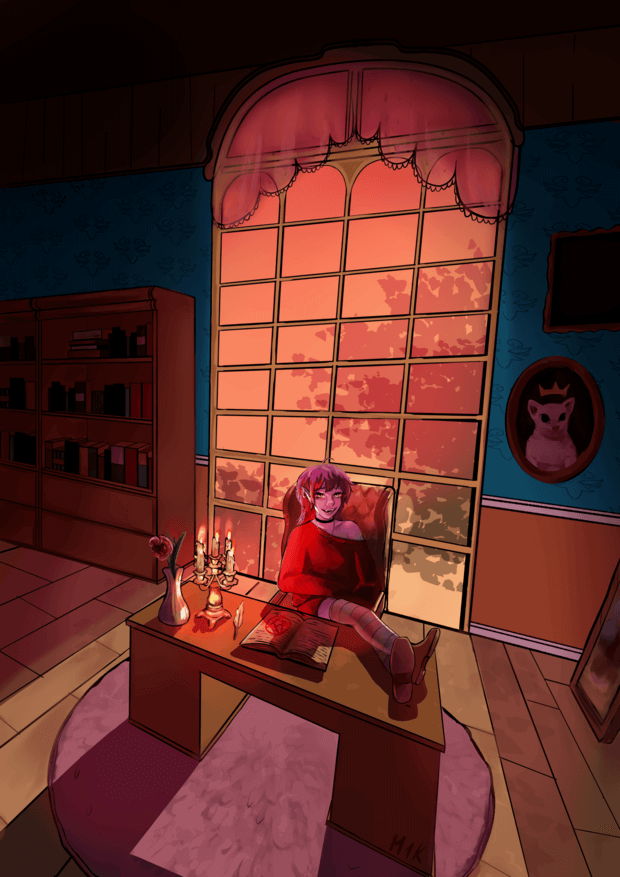 oc character illustation
