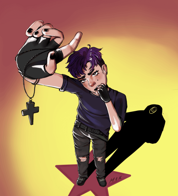 star oc character illustration 